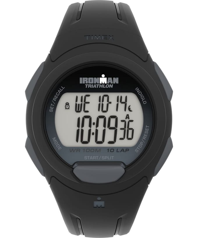 Timex Ironman Essential T5K608 Horloge - Resin - Zwart - Ø 39 mm