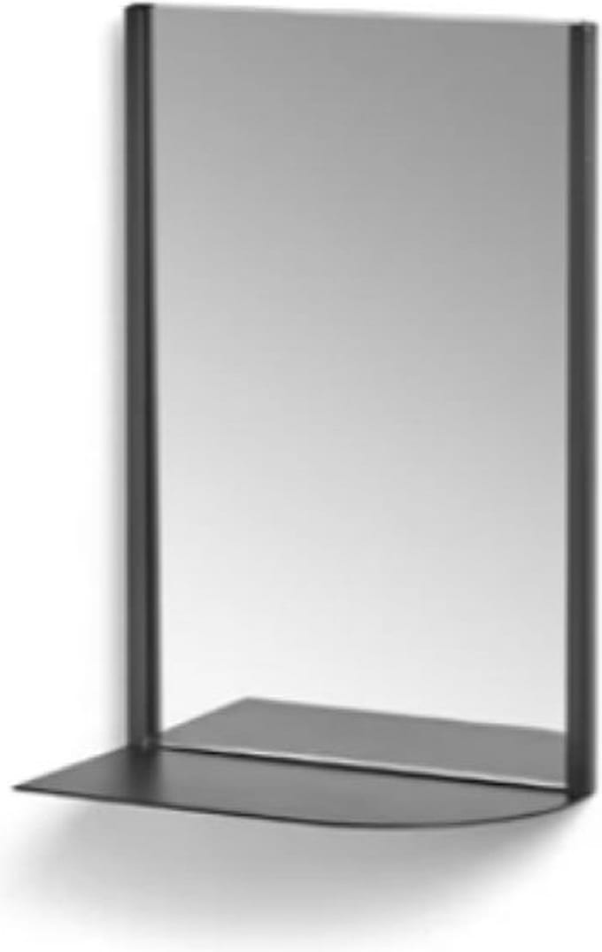 Serax Studio Grint Cover Up spiegel S 20.8x10x30.2cm zwart