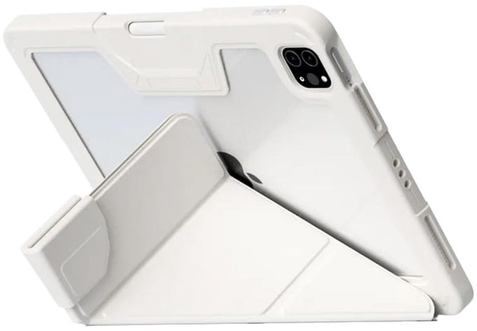 Mobiq - Rugged Origami Bookcase geschikt voor iPad 11 inch 2025 - starlight