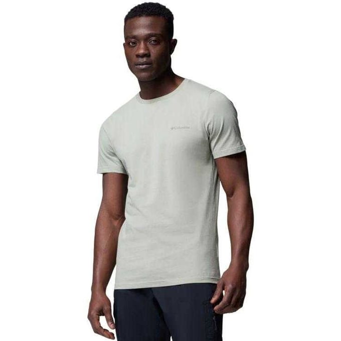 Columbia Heren Rapid Ridge rug T-shirt met opdruk (Groen)