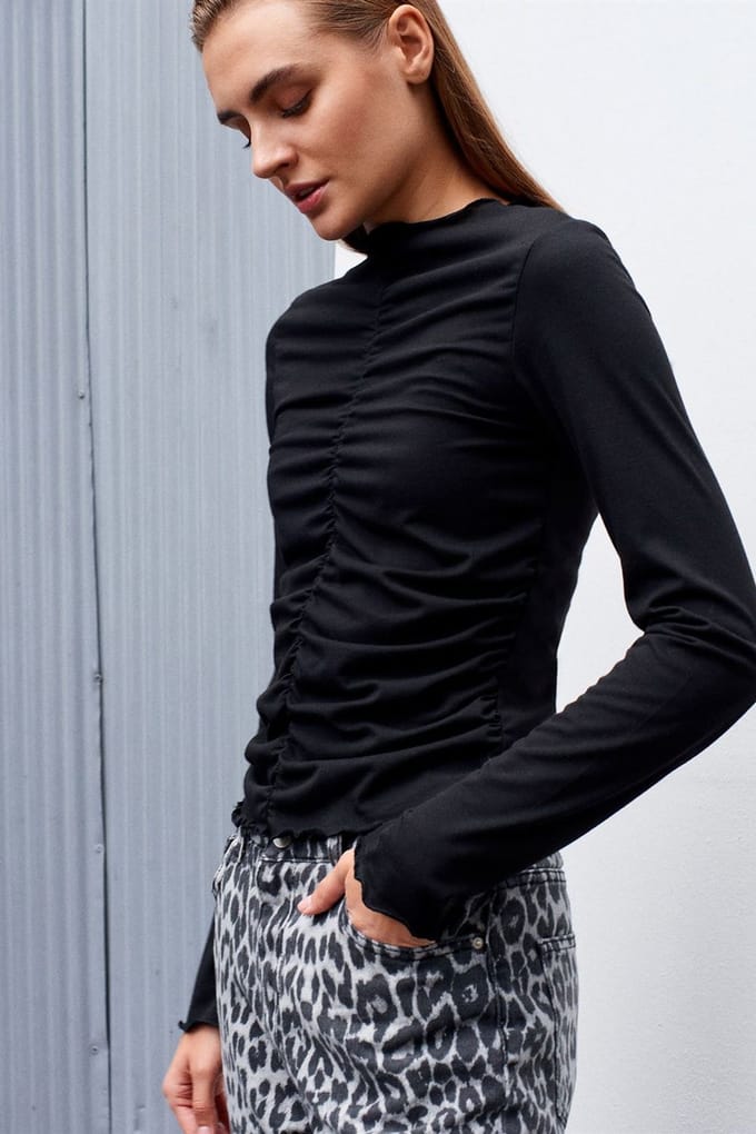 Slim Fit Langarm Jerseystroop