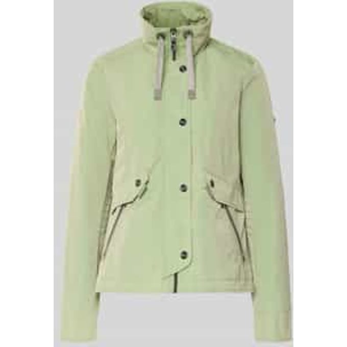 regular fit jas met logo-patch