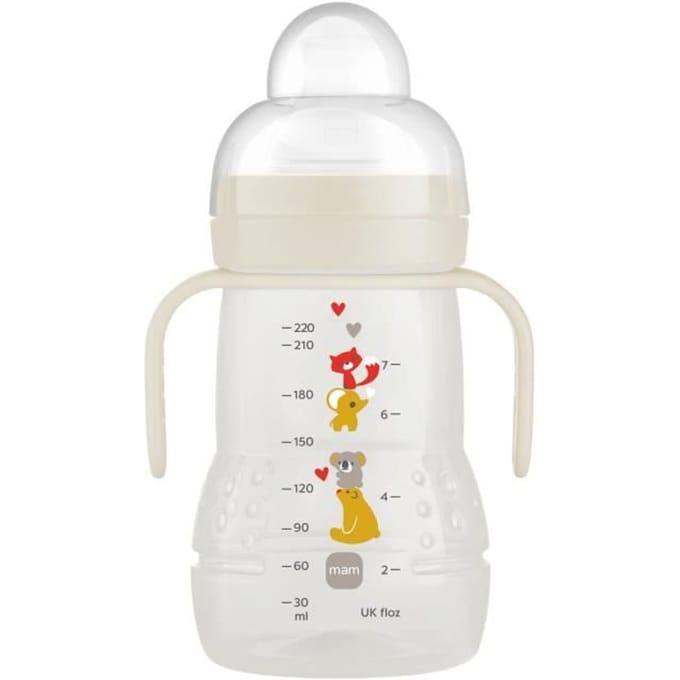 MAM Repas Biberon de Transition +4m Goutte Vert 220ml