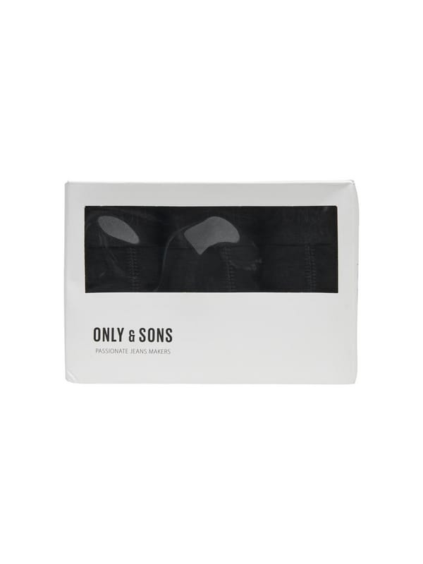 ONLY and SONS Boxers - ONSFITZ SOLID BOXER 3PACK NOOS - S tot XXL - voor Mannen - zwart