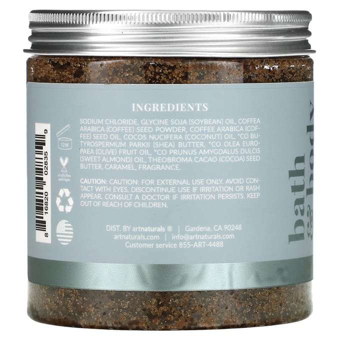 artnaturals, Arabica Coffee Scrub, 20 oz (567 g) white