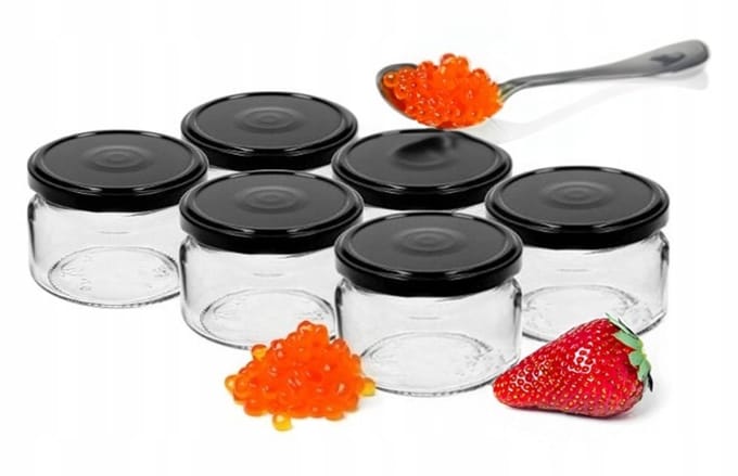Browin - Weckpotten - 200ml - Met Deksels - Set van 6
