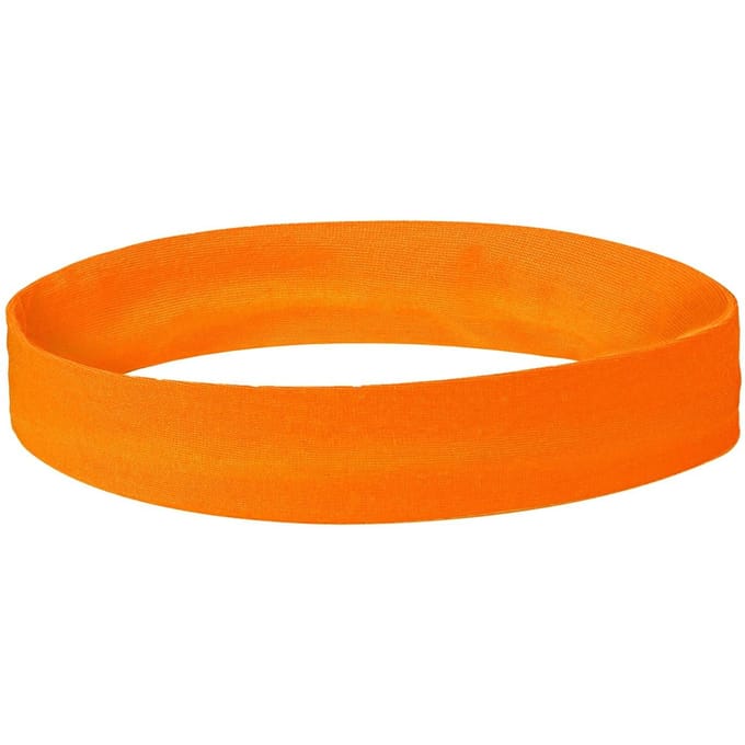 Hoofdband neon oranje