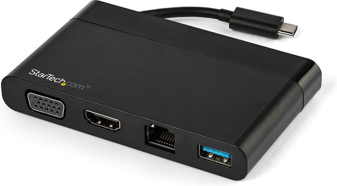 StarTech.com USB-C Multiport Adapter - HDMI & VGA - Mac / Windows / Chrome - docking station - VGA HDMI
