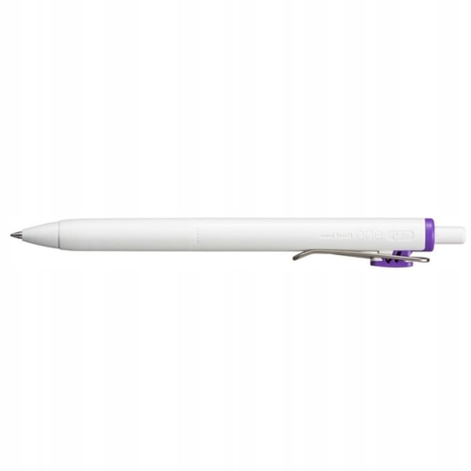 Uni-ball ONE Gelpen Fiolet - Wit - Automatisch - 0,7 mm