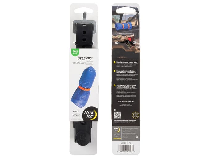 Nite Ize GearPro Utility Strap 24 inch - Zwart - Herbruikbare kabelbinder