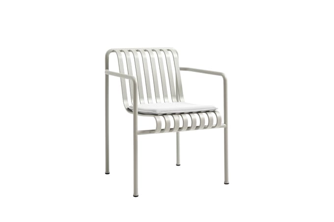HAY - Zitkussen voor Palissade Dining Arm Chair - grijs - grau