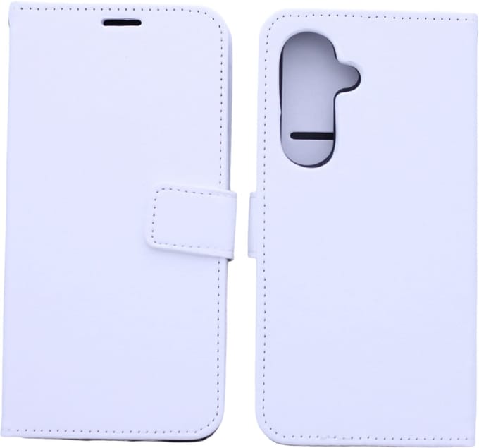 Bookcase Geschikt voor: Samsung Galaxy S21+ 5G - Wit - portemonnee hoesje