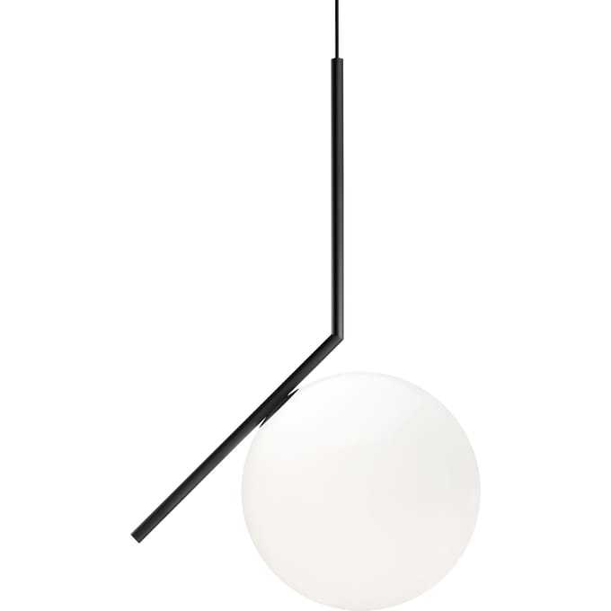 Flos IC S hanglamp - zwart - L
