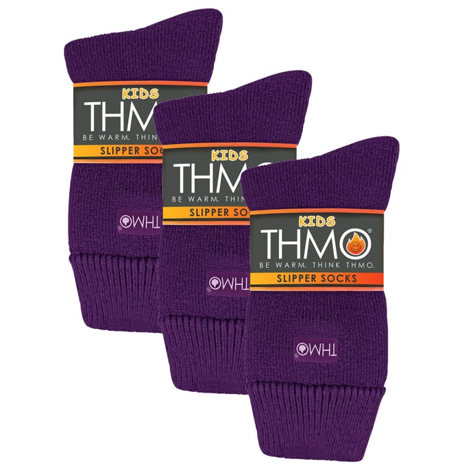 1 Pack Kinderen Binnen Thermo Slippersokken met Grip