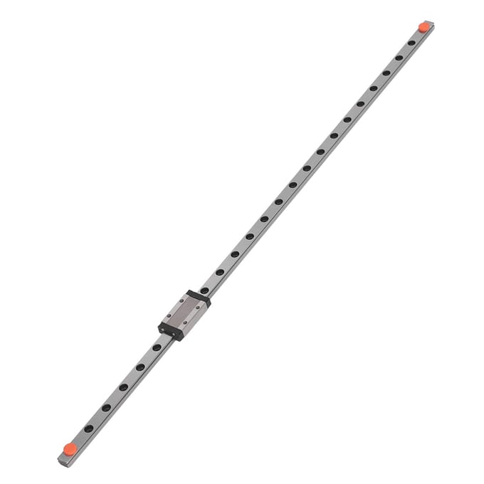 500mm 3D-printen Lineaire Bewegingsgeleiderail met Schuifblok Lager Staal Lineair Bewegingslager Blok Rail