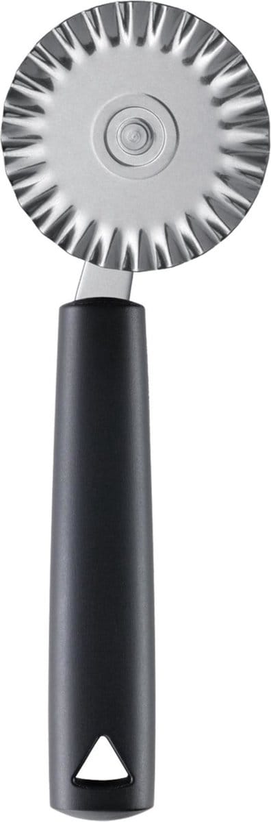 Triangle Deegsnijder Spirit – RVS Ø 7 cm – Ergonomisch Kunststof Heft – Zwart