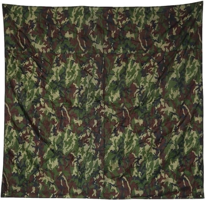 Camping Shelter - Tarp Tentzeil - Bescherming Buiten - Waterdicht Nylon - 2 x 2M - Camouflage