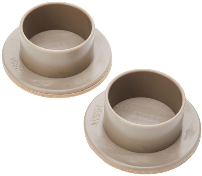 Grote Antislip Wielbeschermers met Vilt - Set van 2