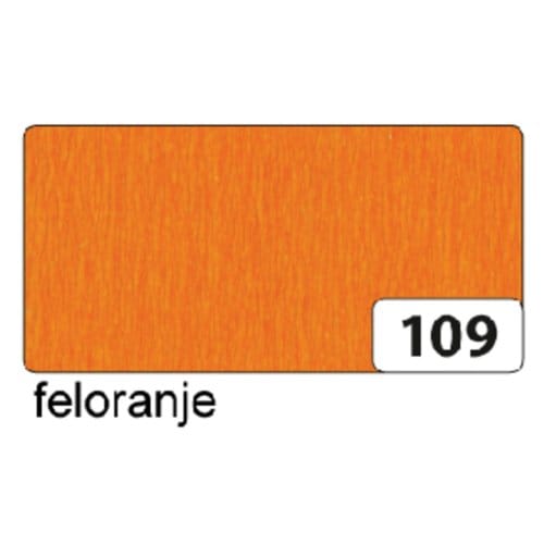 Crêpepapier folia 50x250cm 10vel 109 oranje