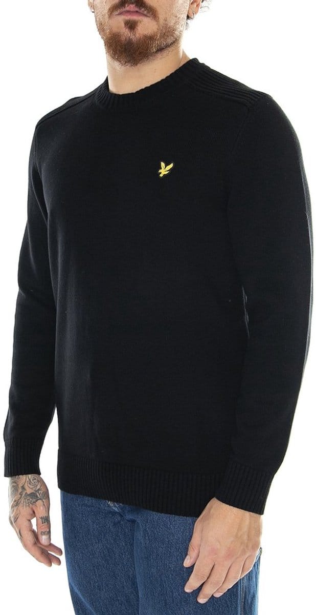 Lyle & Scott Kn1925v Trui Zwart S Man