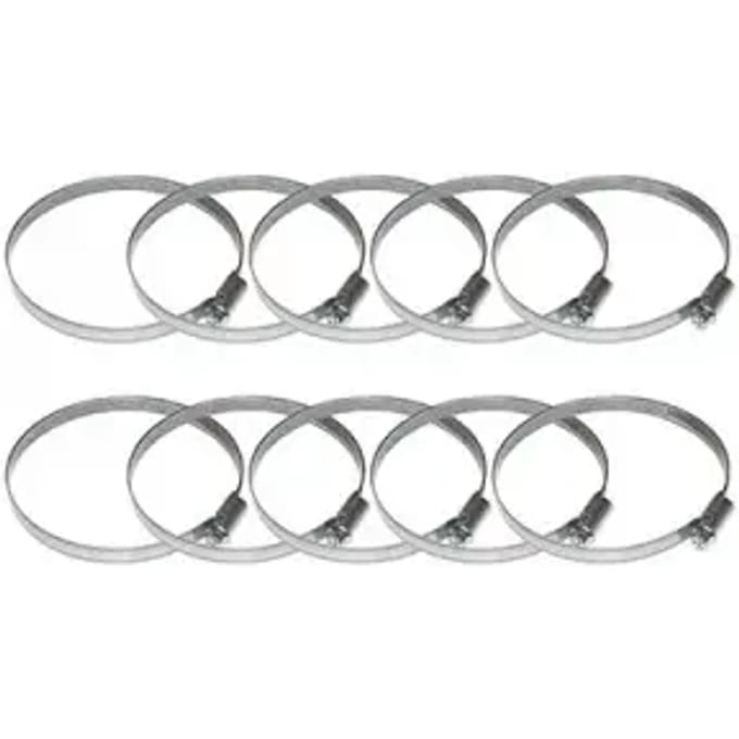 Set van 10 metalen klemmen voor motoren Brazoline Serflex 80 x 100
