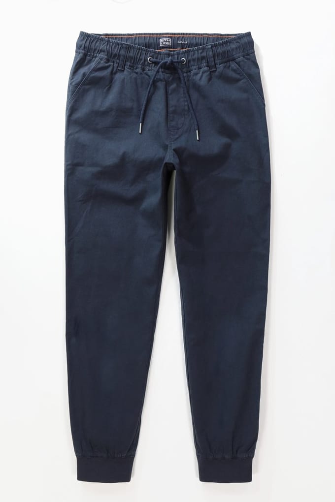 STHUGE - Heren - herencomfortbroek modern fit - Donkermarine - Maat L