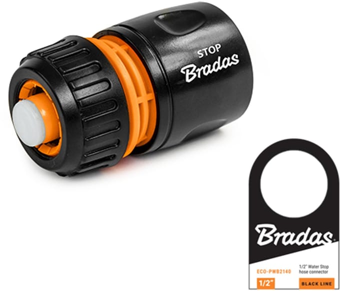 Bradas ECO-PWB2140 Black Line - Snelkoppeling - 1/2" - STOP Magazijn