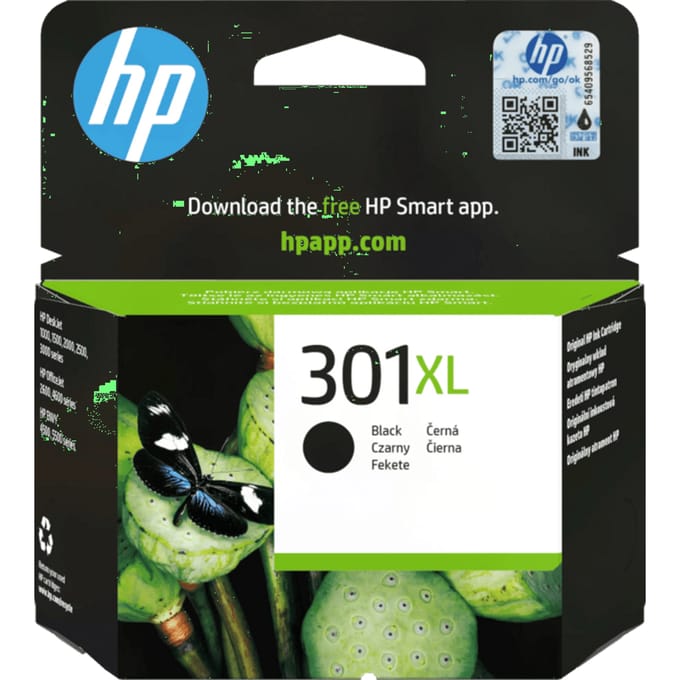 HP 301XL Cartridge Zwart