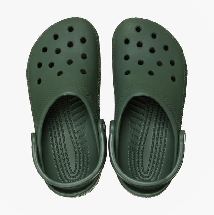 Crocs Classic Unisex Volwassenen Klompen Sandalen Veldgroen