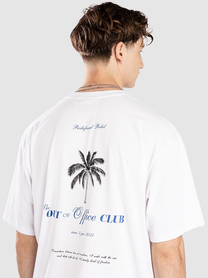 Redefined Rebel RRMario Boxy Fit Gots T-Shirt wit