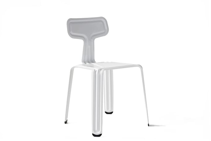 Moormann - Pressed Chair - verkeerswit