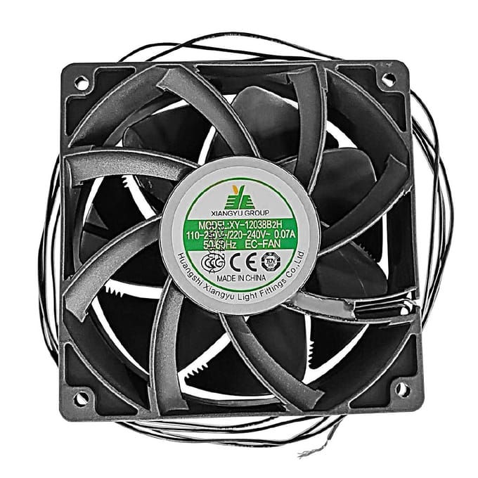 Polar ventilatormotor