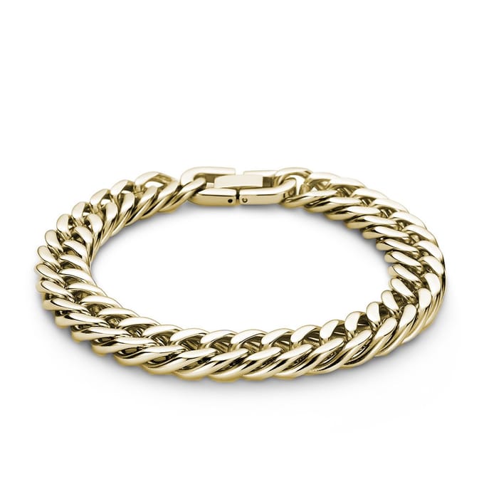 Twice As Nice Armband in goudkleurig edelstaal, gourmet, 11 mm 21cm