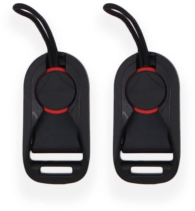 Dailygoods - Set van 2 Snelsluiting Camera Riemclip Adapters