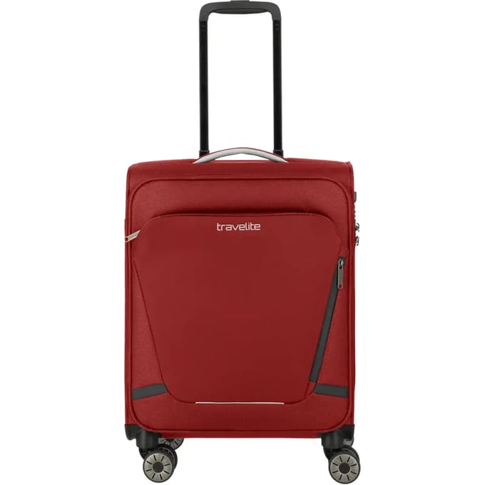 travelite Trolley Jetpack Multi Light 4 Cabin Red Rood 55cm