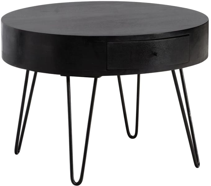 Salontafel mangohout rond 60 cm - WL6.836