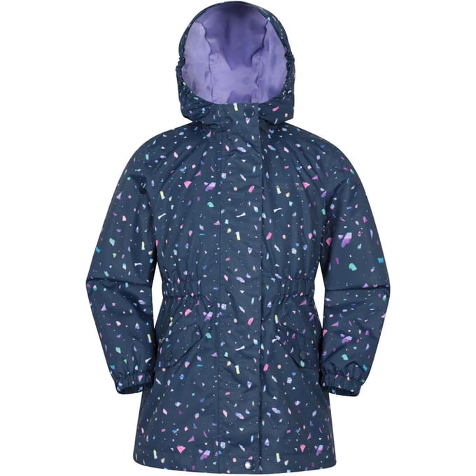 Mountain Warehouse Kinderen Dale Eenhoorn Lichtgewicht Waterdichte Jas (Navy)