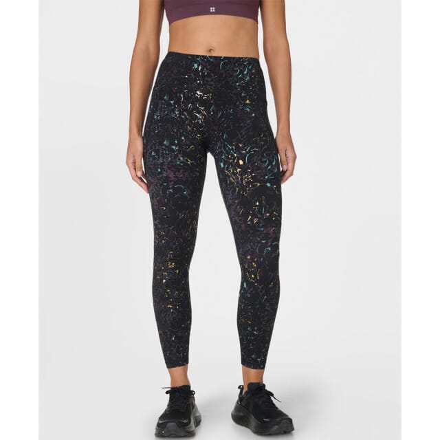 Sweaty Betty Power Foil Workout Leggings ZWART - Maat M
