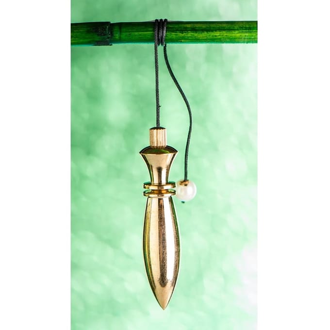 Karnak pendel messing verguld 63 mm