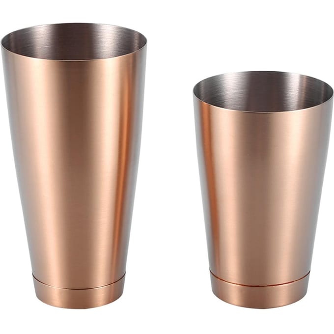 Roestvrij Staal Stevig Duurzaam Cocktailbeker Shaker Bar Thuis Keuken Tool(Rosegoud) beige
