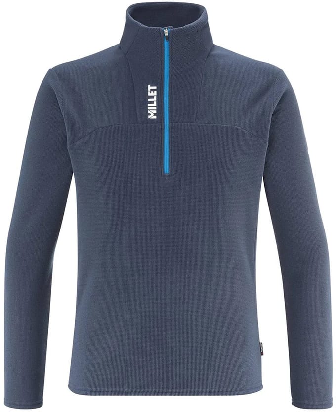 Millet Ubic Lightgrid Fleece Met Halve Rits Blauw XS Man