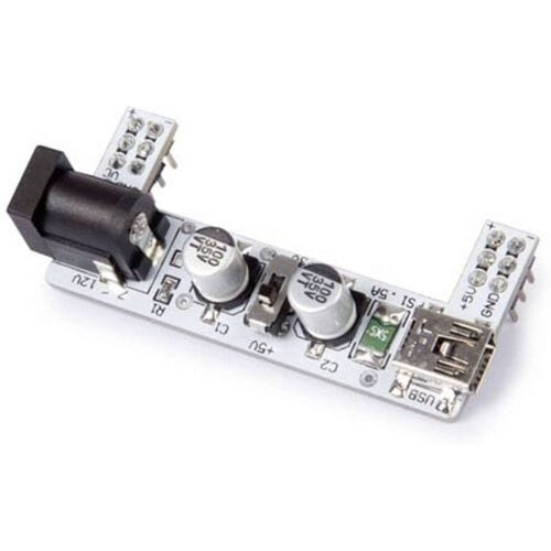 Whadda Voedingsmodule Voor Breadboard 2-kanalen 3,3/5v Staal