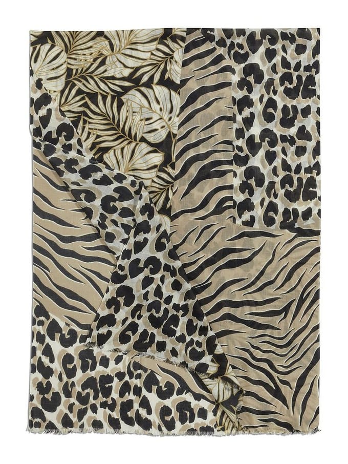 Sjaal kasjmier Van Peter Hahn beige