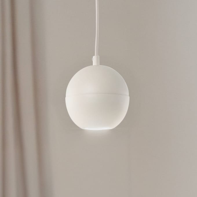 HELAM Hanglamp Midway, zandkleurig, metaal, Ø 12 cm, GU10
