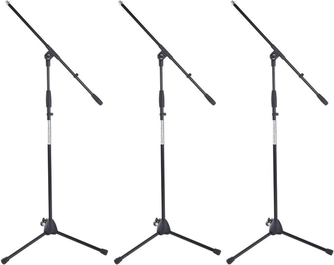 Microfoonstandaard met galgenarm - Robuust statief voor podium en studio