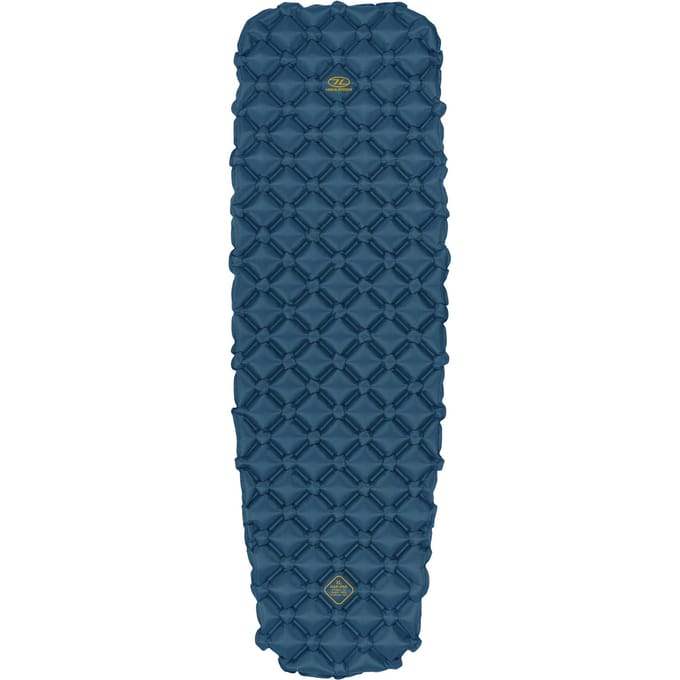 Highlander opblaasbare slaapmat NAP-PAK XL - R-waarde 1,5 - Blauw