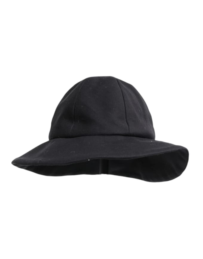Dolce & Gabbana Zwarte Katoenen Brede Rand Bucket Hat