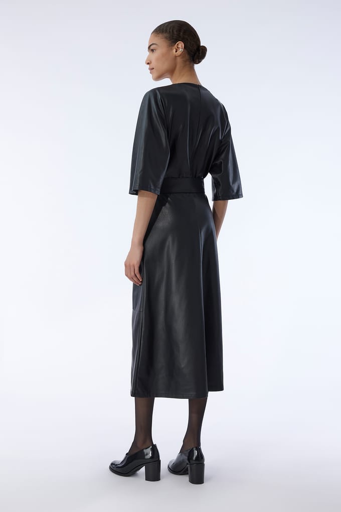 Knitted Claire Dress Black Größe: S | Midikleider Outlet | Damen | Schwarz
