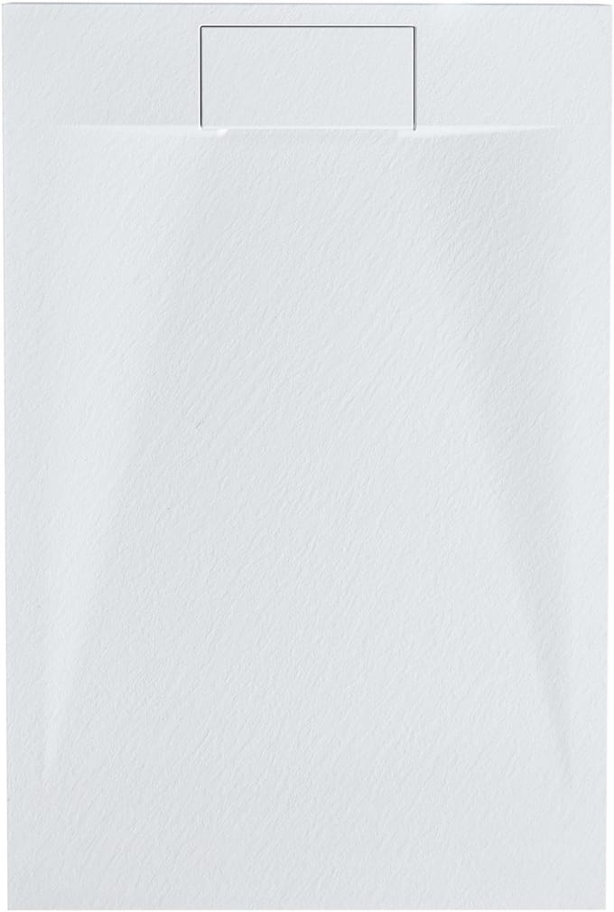 BELIANI AZZURRO - Douchebak - Wit - 120 x 80 x 3 cm - SMC (kunststof)