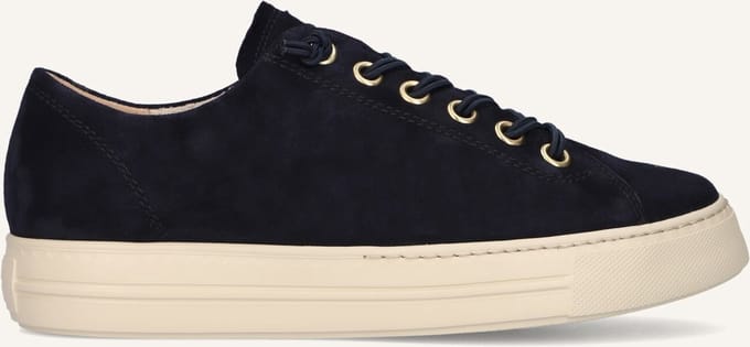 Paul Green 4081 Sneakers - Suède - Dames - Blauw - Maat 39